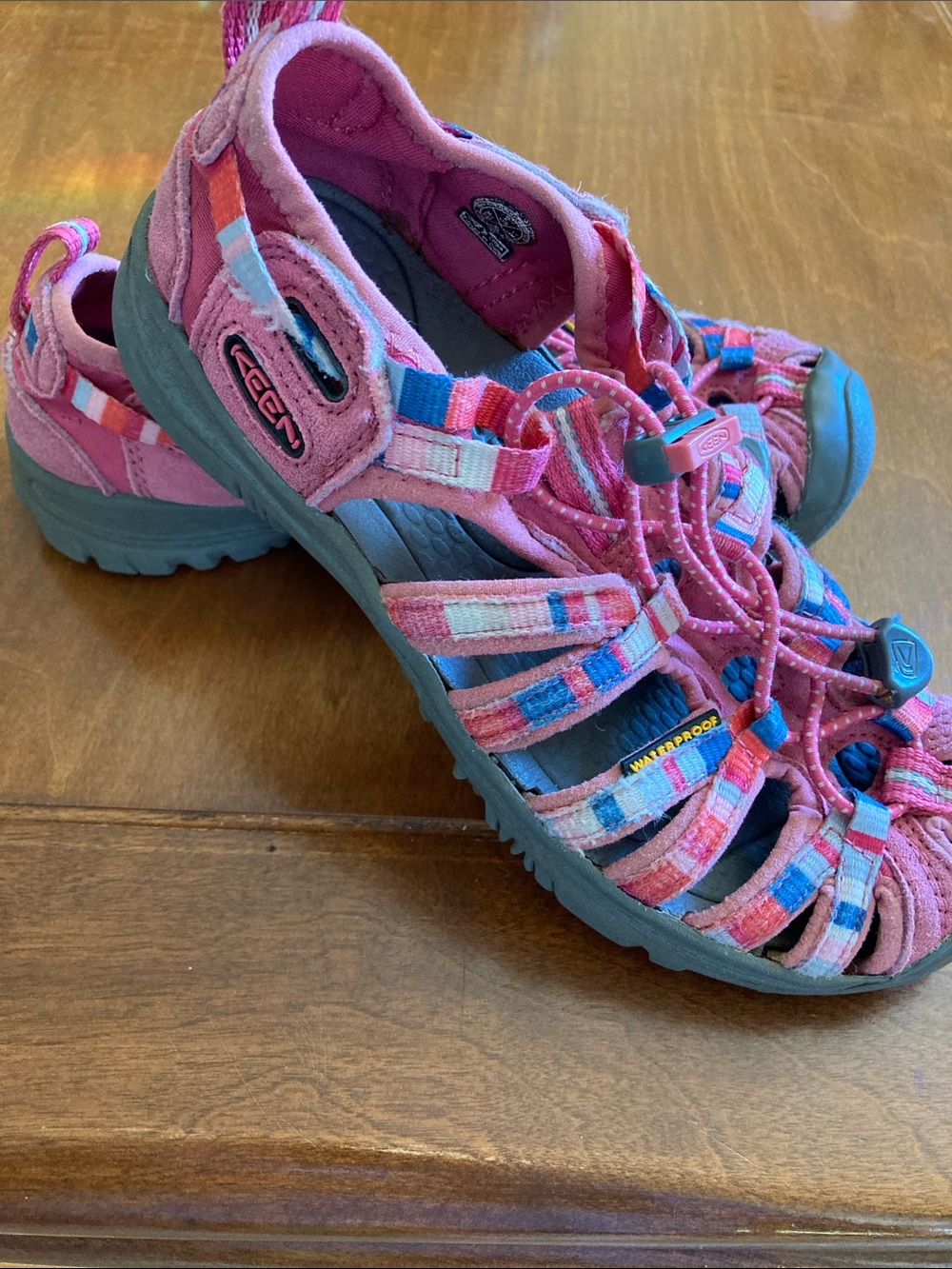 Keen Kids Pink Multi Water-Ready Closed-Toe Sandals